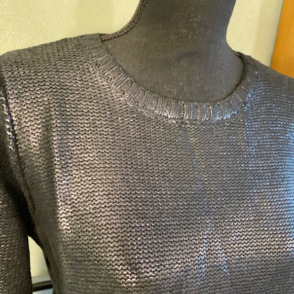 Charming Charlie Rock Chic high sheen Sweater - Picture 2 of 4